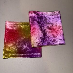 Platform Dance Heel Cover - soft velvet.